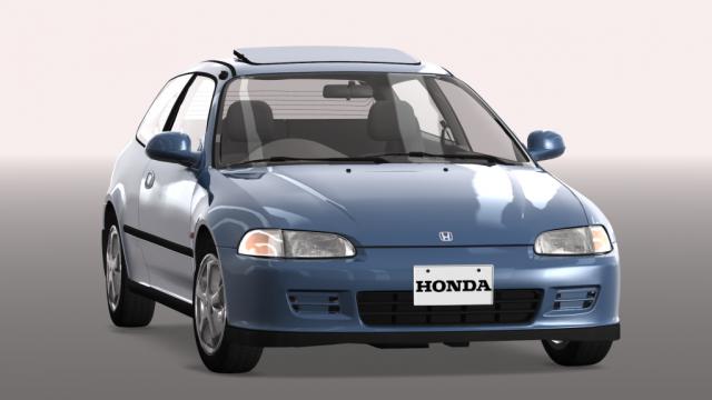 Honda Civic (EG6) SiR open sunroof for Assetto Corsa