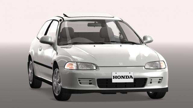 Honda Civic (EG6) SiR open sunroof