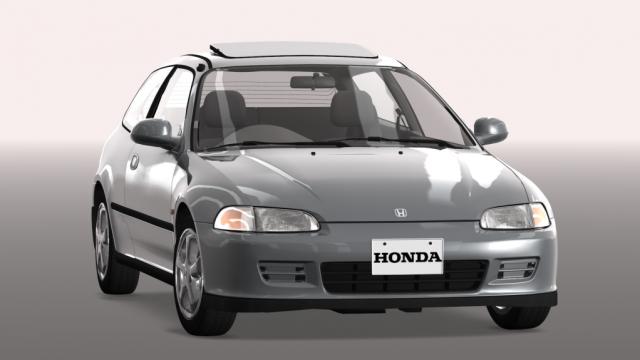 Honda Civic (EG6) SiR open sunroof for Assetto Corsa