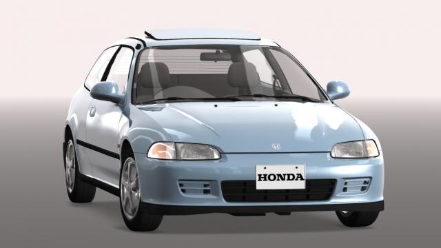 Honda Civic (EG6) SiR open sunroof for Assetto Corsa