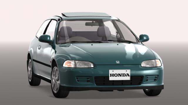 Honda Civic (EG6) SiR open sunroof for Assetto Corsa