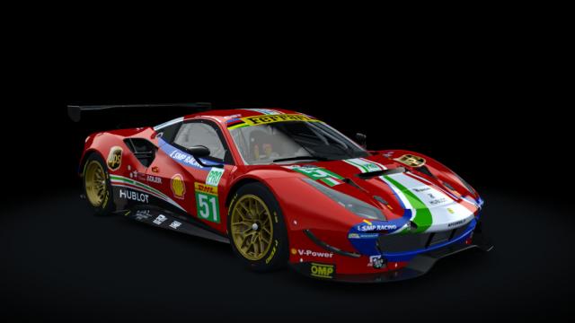 Ferrari 488 GTE для Assetto Corsa