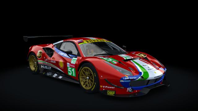 Ferrari 488 GTE для Assetto Corsa