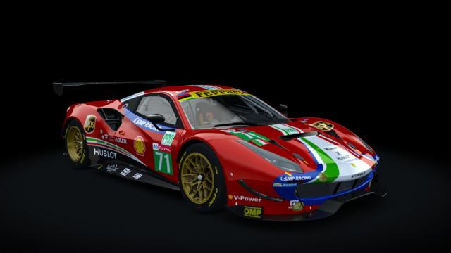 Ferrari 488 GTE для Assetto Corsa