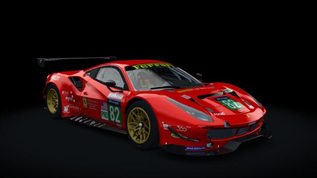 Ferrari 488 GTE для Assetto Corsa