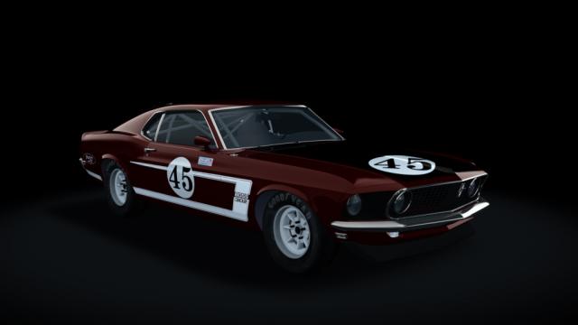 Boss Mustang 1969 для Assetto Corsa