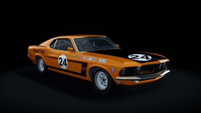 Boss Mustang 1969 для Assetto Corsa