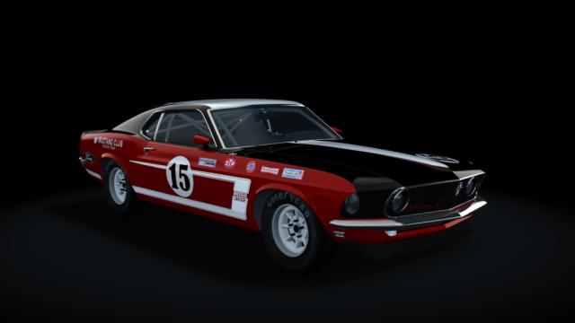 Boss Mustang 1969 для Assetto Corsa