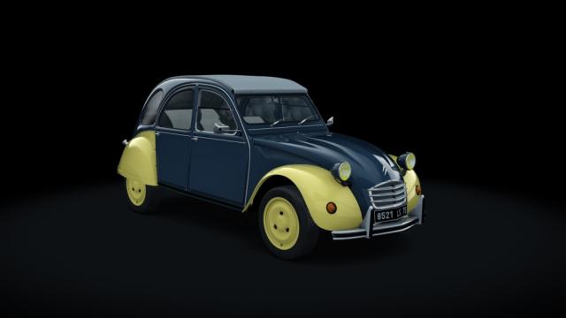 Citroen 2CV 1970 Race для Assetto Corsa