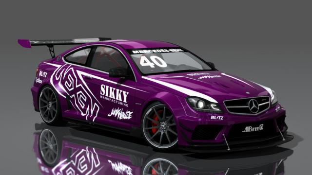 Mercedes-Benz C63 Cup for Assetto Corsa