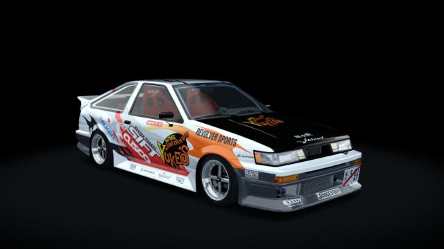 Toyota Corolla Levin AE86 GT-APEX Drift for Assetto Corsa