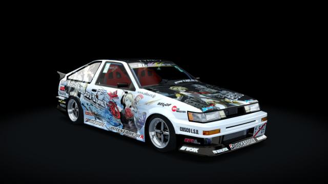 Toyota Corolla Levin AE86 GT-APEX Drift for Assetto Corsa