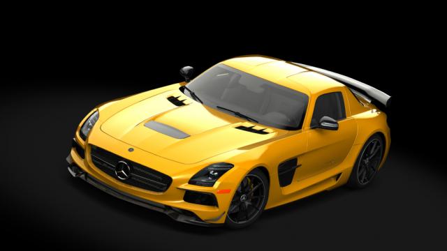 Mercedes-Benz SLS AMG Black Series Aero Package (US) for Assetto Corsa