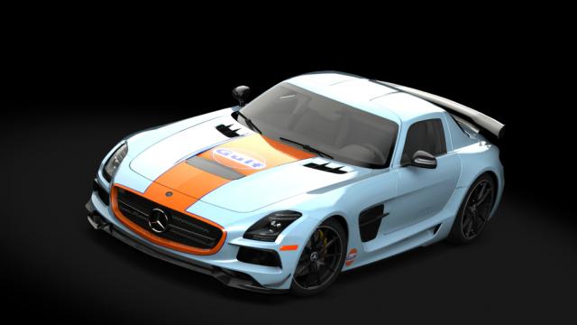 Mercedes-Benz SLS AMG Black Series Aero Package (US) for Assetto Corsa