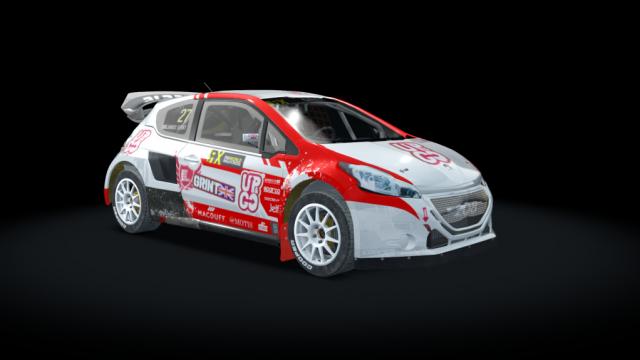 Peugeot 208 T16 Rallycross for Assetto Corsa