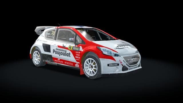 Peugeot 208 T16 Rallycross for Assetto Corsa