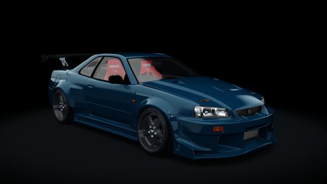 Nissan Skyline R34 Drift v2.0 for Assetto Corsa