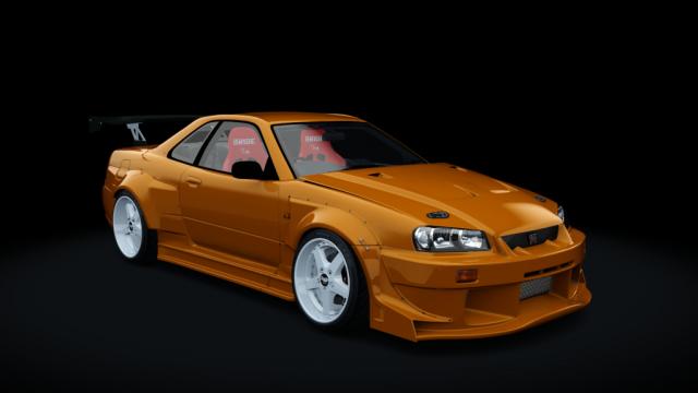 Nissan Skyline R34 Drift v2.0 for Assetto Corsa