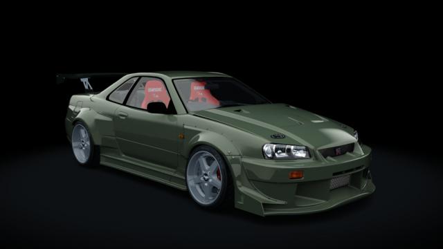 Nissan Skyline R34 Drift v2.0 for Assetto Corsa