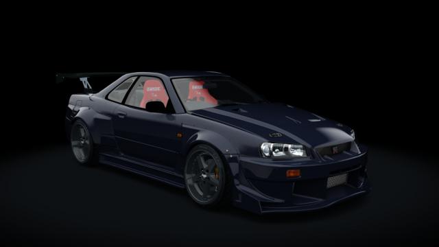 Nissan Skyline R34 Drift v2.0 for Assetto Corsa