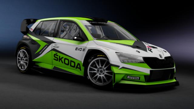 Skoda Fabia R5 DTRi Evo 3 for Assetto Corsa