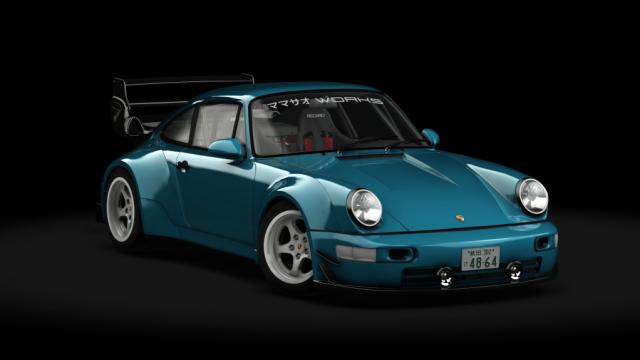 湾岸 Porsche 964 Turbo Mamasao Works for Assetto Corsa