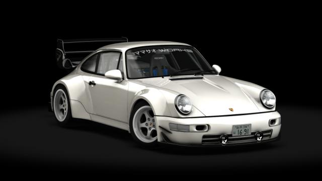 湾岸 Porsche 964 Turbo Mamasao Works for Assetto Corsa