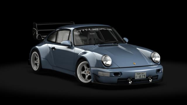 湾岸 Porsche 964 Turbo Mamasao Works for Assetto Corsa