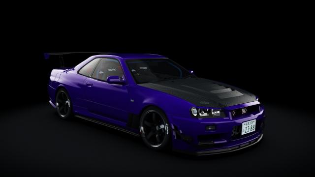 Nissan Skyline GTR R34 Single Turbo Strider.Sp | Redd Tuned for Assetto Corsa