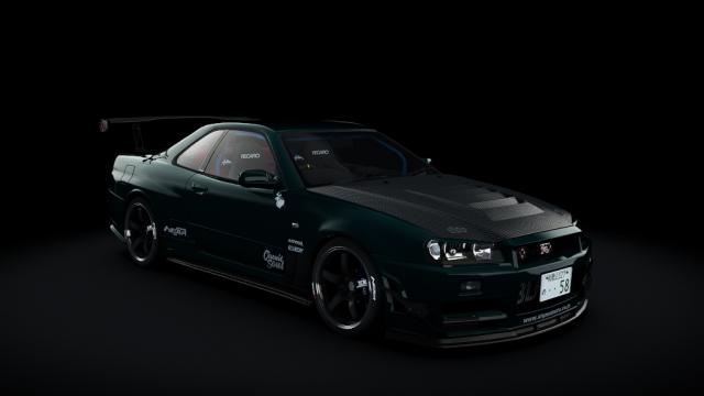 Nissan Skyline GTR R34 Single Turbo Strider.Sp | Redd Tuned for Assetto Corsa