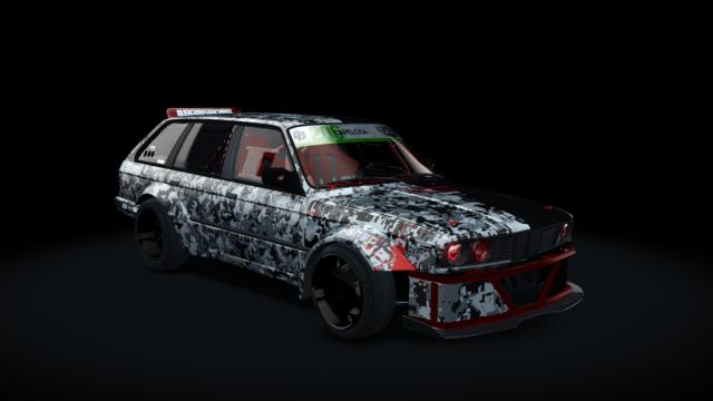 PSR BMW E30 Touring V8 Lapelosa для Assetto Corsa