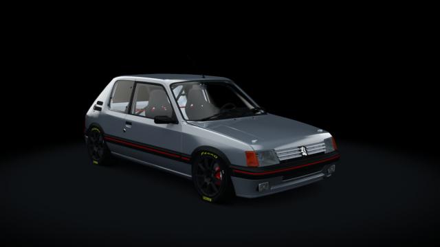 Peugeot 205 GTI 1.9 Gutmann T16v 222cv для Assetto Corsa