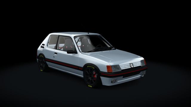 Peugeot 205 GTI 1.9 Gutmann T16v 222cv для Assetto Corsa
