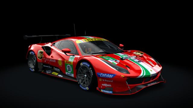 Ferrari 488 GTE Evo 2018 Michelotto for Assetto Corsa