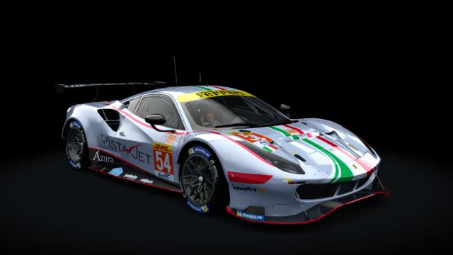 Ferrari 488 GTE Evo 2018 Michelotto for Assetto Corsa