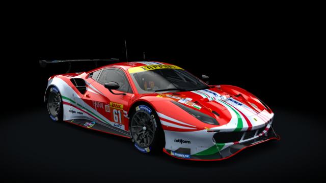 Ferrari 488 GTE Evo 2018 Michelotto for Assetto Corsa