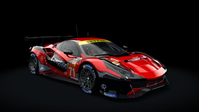 Ferrari 488 GTE Evo 2018 Michelotto for Assetto Corsa