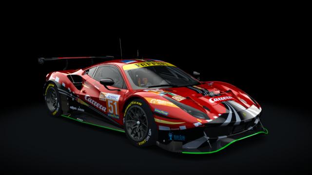 Ferrari 488 GTE Evo 2018 Michelotto for Assetto Corsa