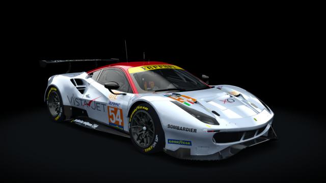 Ferrari 488 GTE Evo 2018 Michelotto for Assetto Corsa