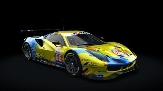 Ferrari 488 GTE Evo 2018 Michelotto for Assetto Corsa