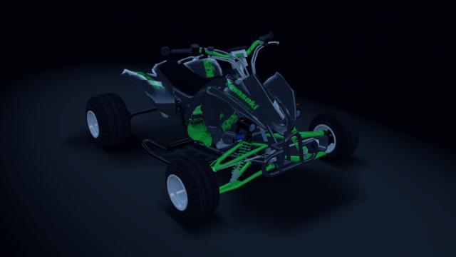 Kawasaki KFX450 Turbo for Assetto Corsa