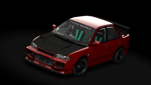 峠 Mamasao Works Mitsubishi Lancer Evolution III for Assetto Corsa