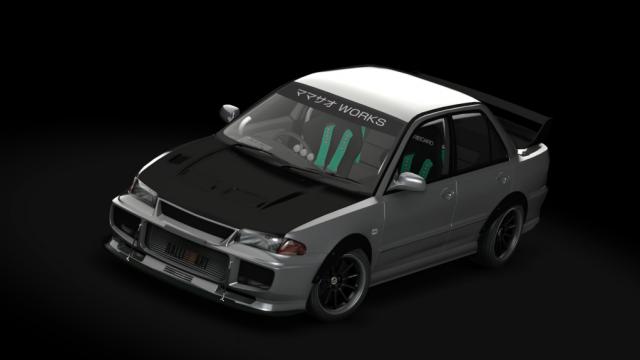 峠 Mamasao Works Mitsubishi Lancer Evolution III for Assetto Corsa