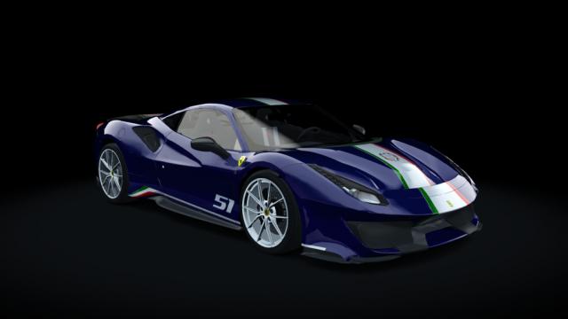 Ferrari F 488 Pista 2019 v2 для Assetto Corsa