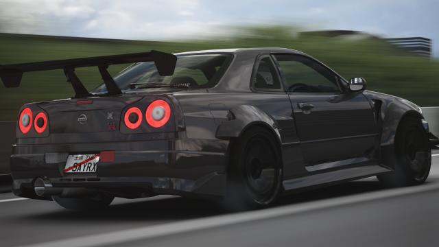 Nissan Skyline R34 Sayrx Cutup