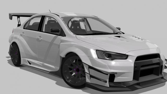 Watashiwa’s Mitsubishi Lancer EVO X для Assetto Corsa