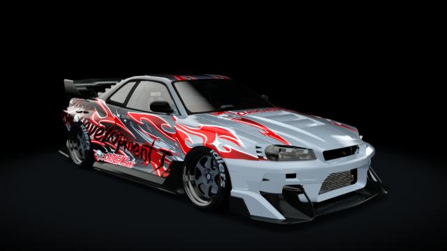 KNM Hycade Nissan Skyline R34 для Assetto Corsa