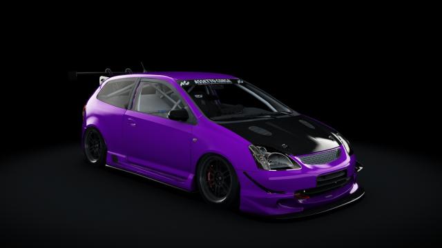 Honda Civic Type R EP3 2001 Turbo for Assetto Corsa