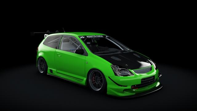 Honda Civic Type R EP3 2001 Turbo for Assetto Corsa