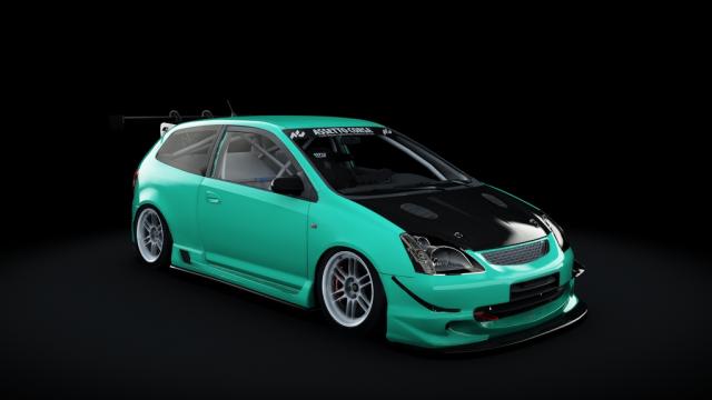 Honda Civic Type R EP3 2001 Turbo for Assetto Corsa